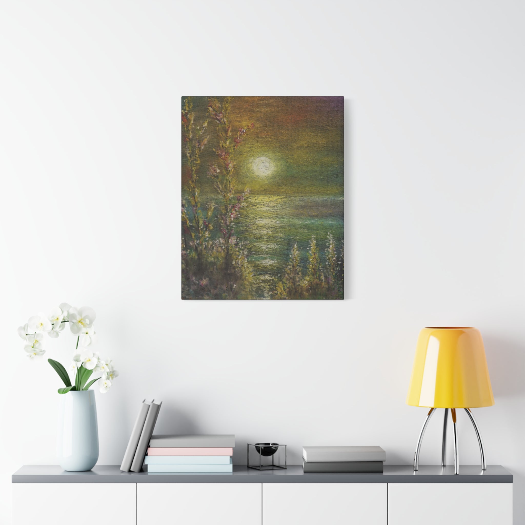 Moonlight Matte Canvas Print — Wall Art