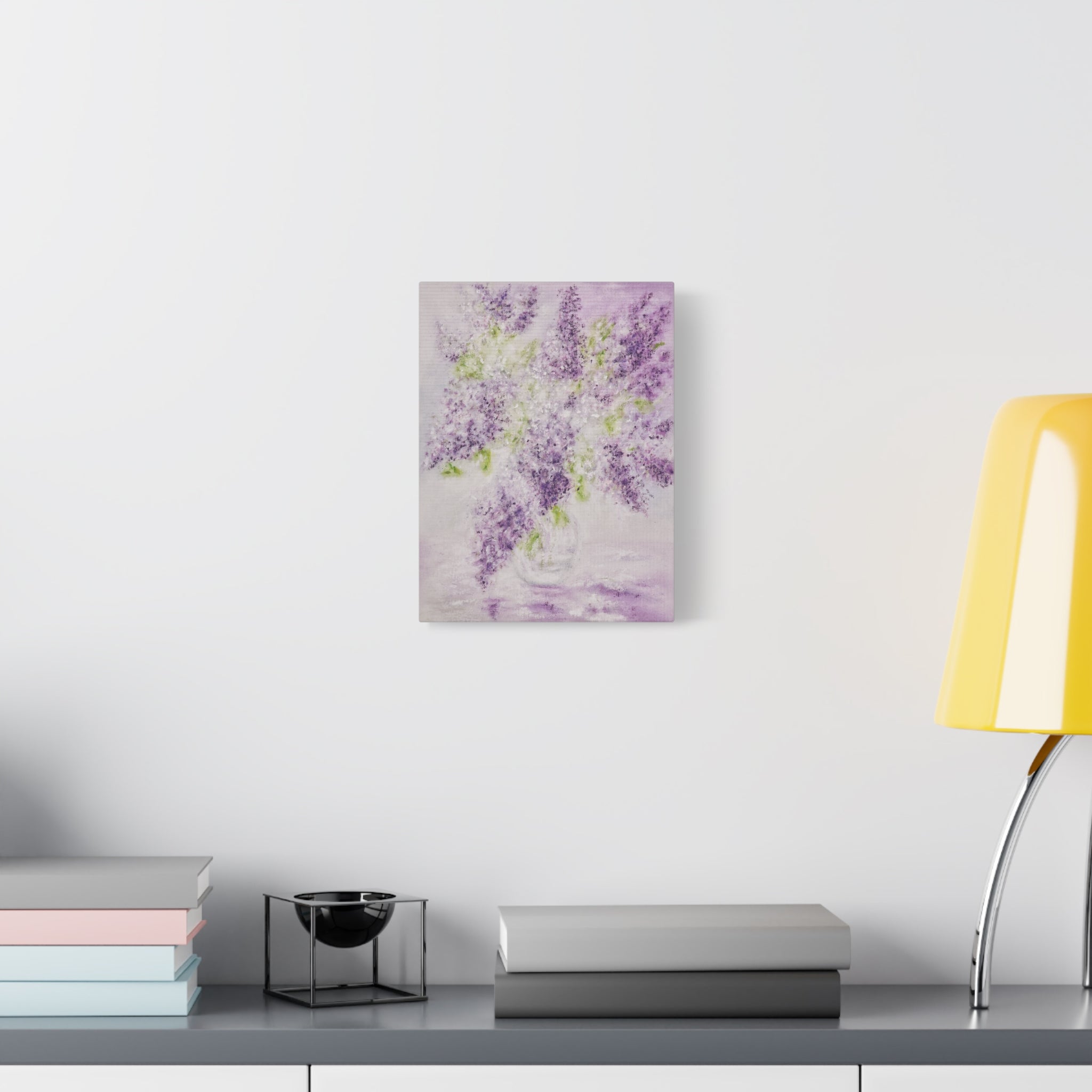 Lilac Bloom Canvas Print — Matte Stretched Wall Art